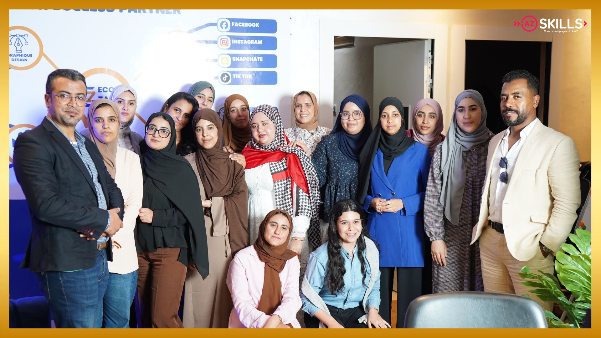 مجموعة مشاركين في تكوين AZ Skills
